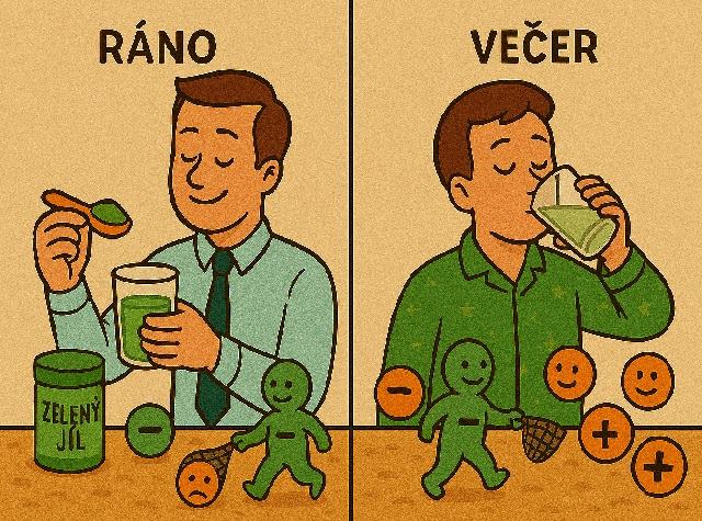 Zelený jíl je vhodný jako součást očistné kúry
